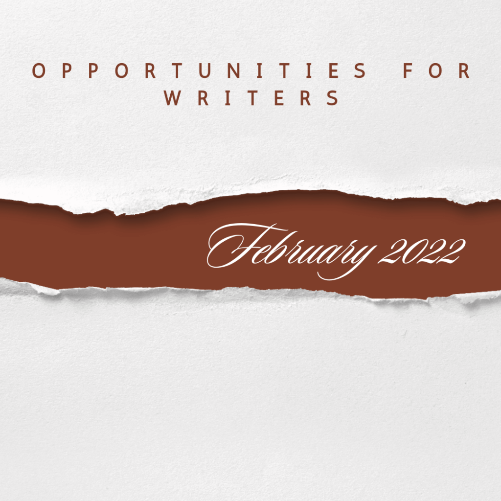 Opportunities for Writers - February 2022 hq picture